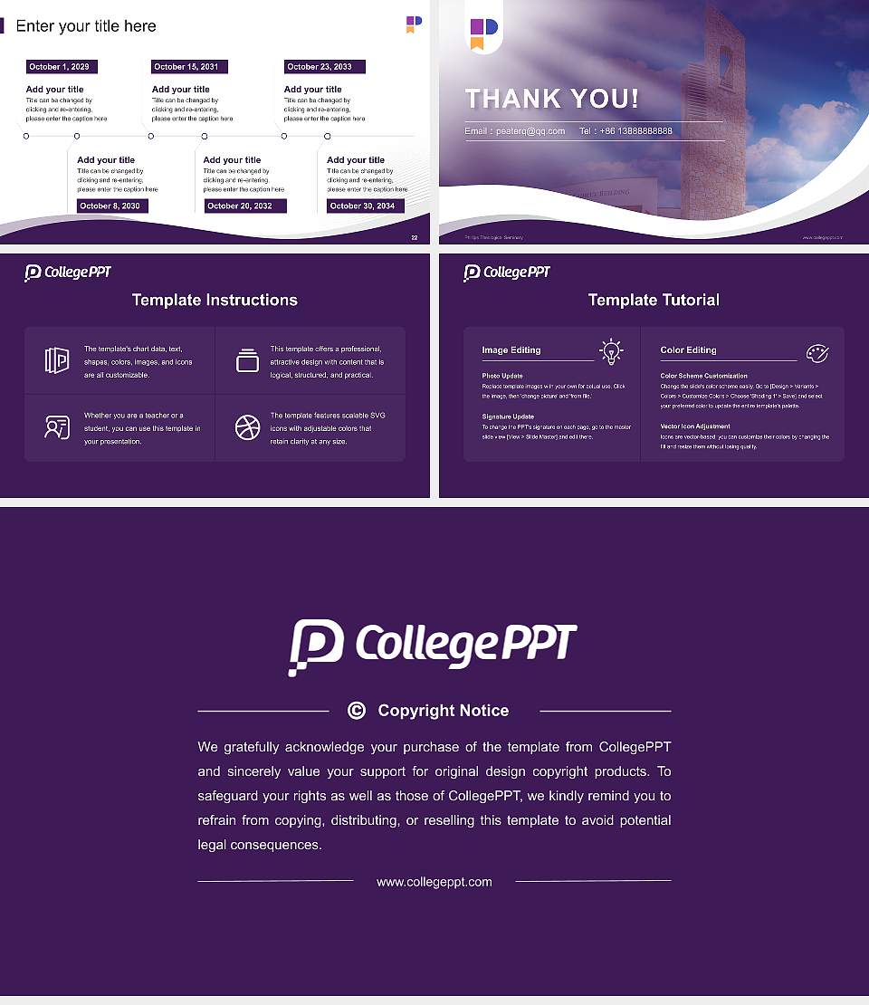 Phillips Theological Seminary Lecture Sharing and Networking Event PPT Template16:9 ratio PPT effect preview image4
