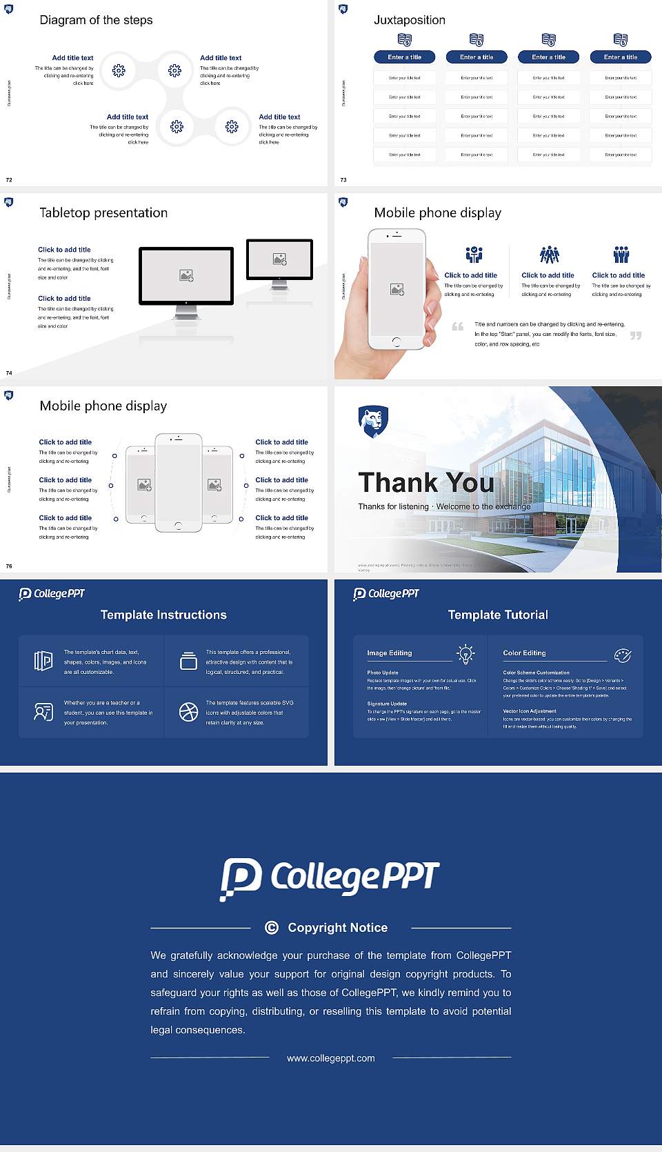 Pennsylvania State University-Penn State Lehigh Valley Competition/Entrepreneurship Contest PPT Template16:9 ratio PPT effect preview image9