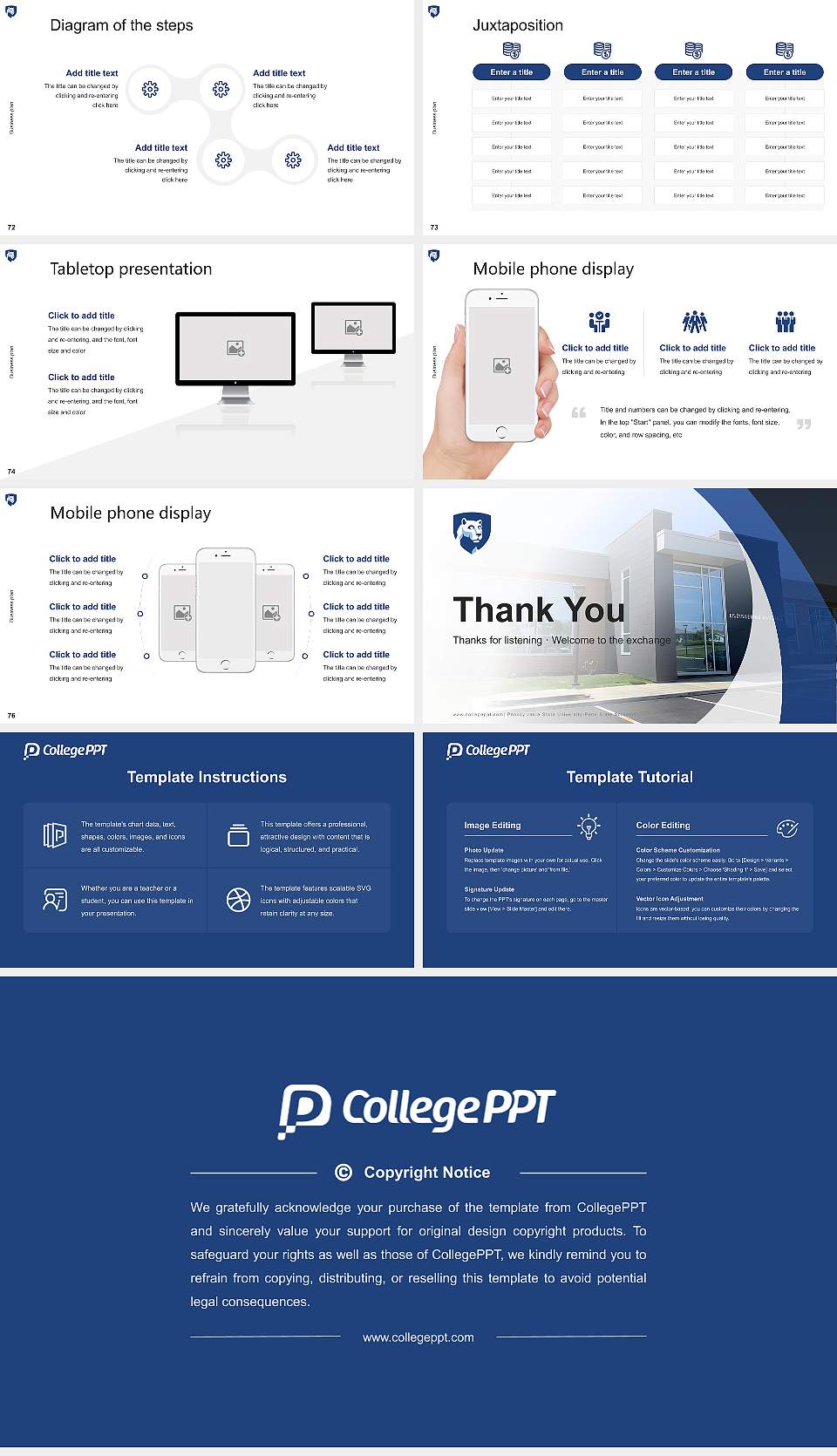 Pennsylvania State University-Penn State Scranton Competition/Entrepreneurship Contest PPT Template16:9 ratio PPT effect preview image9