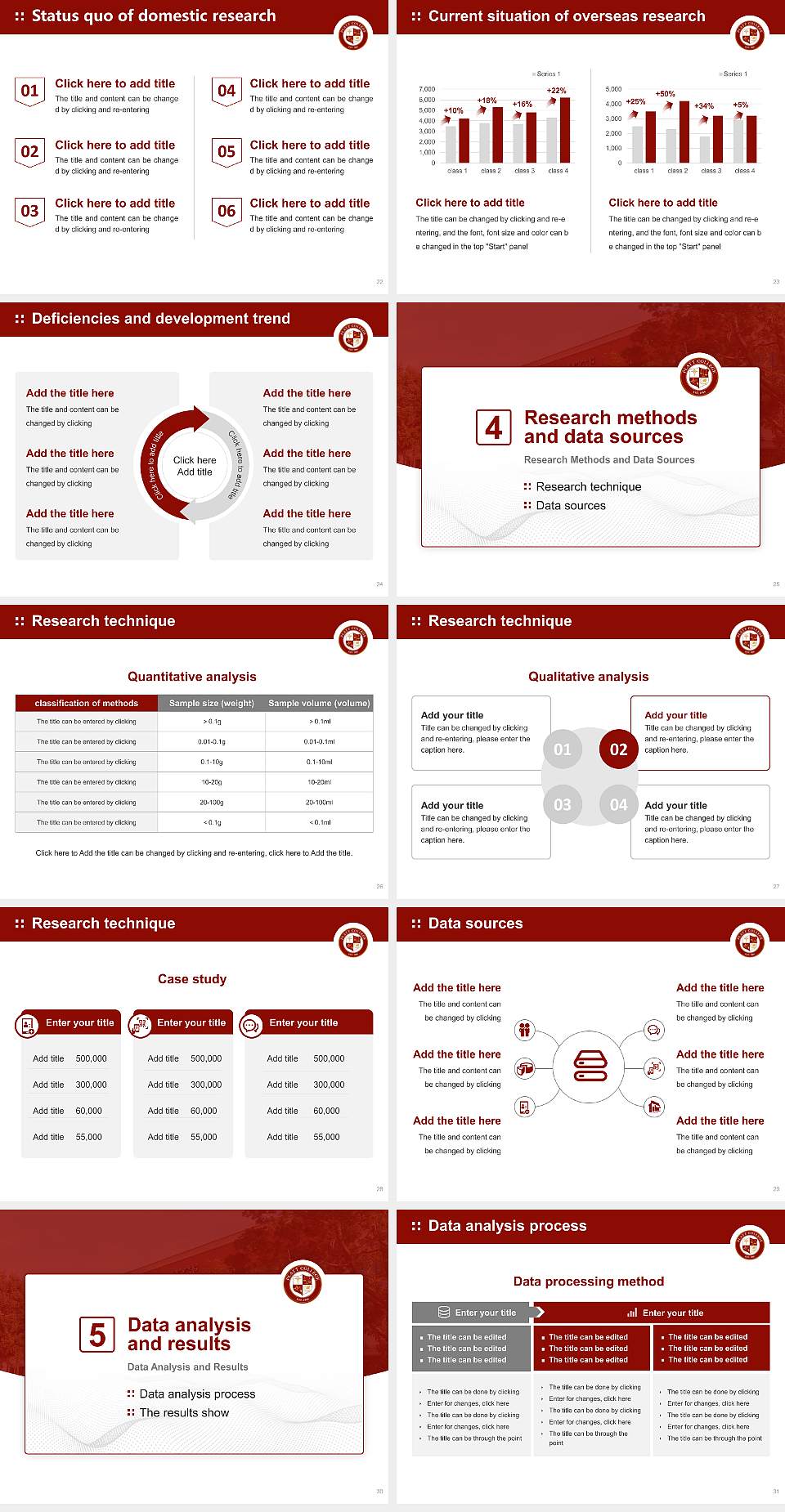 Platt College-Anaheim Graduation Thesis Defense PPT Template4:3 ratio PPT effect preview image4