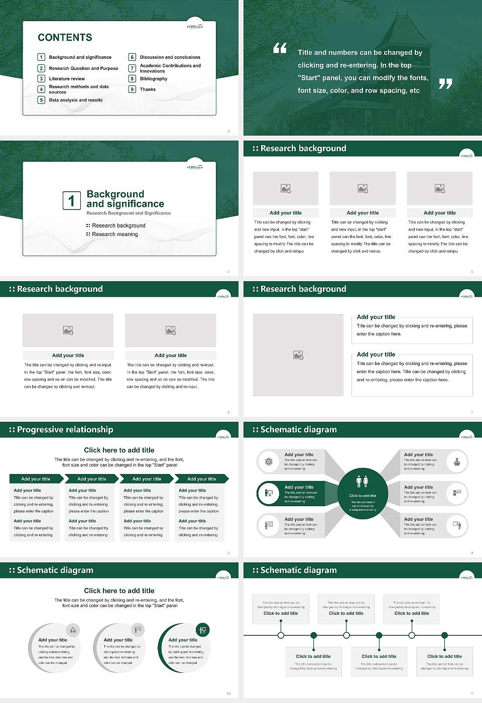 Plymouth State University Graduation Thesis Defense PPT Template16:9 ratio PPT effect preview image2