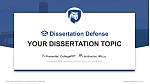 Pennsylvania State University-Penn State Shenango Graduation Thesis Defense PPT Template