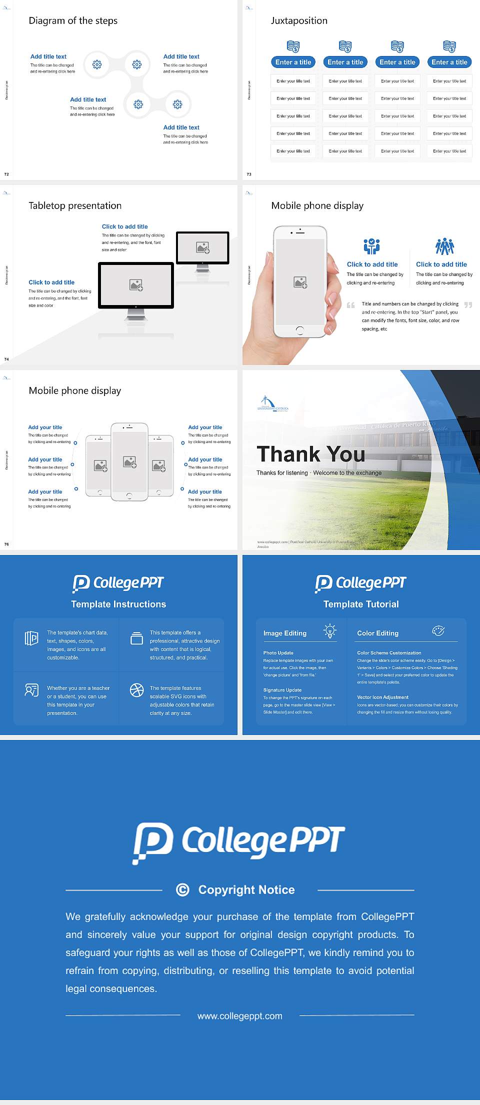 Pontifical Catholic University of Puerto Rico-Arecibo Competition/Entrepreneurship Contest PPT Template4:3 ratio PPT effect preview image9