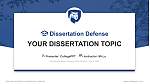 Pennsylvania State University-World Campus Graduation Thesis Defense PPT Template