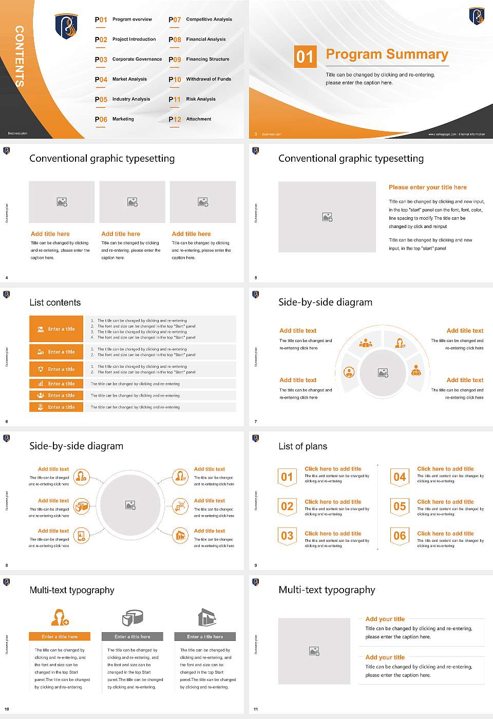 Phoenix Seminary Competition/Entrepreneurship Contest PPT Template16:9 ratio PPT effect preview image2