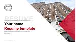 Pillar College Resume PPT Template