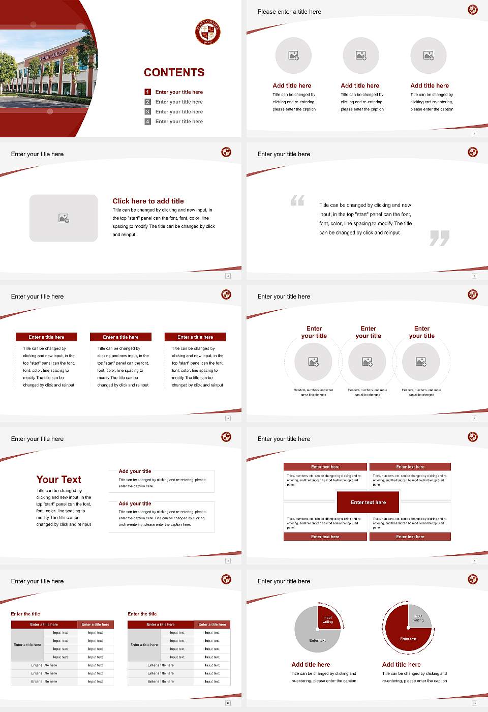 Platt College-Anaheim Course/Courseware Creation PPT Template16:9 ratio PPT effect preview image2