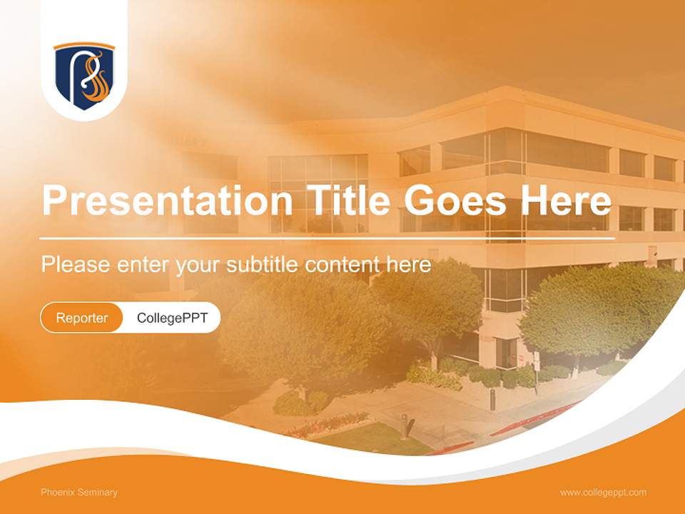 Phoenix Seminary Lecture Sharing and Networking Event PPT Template4:3 ratio PPT effect preview image4