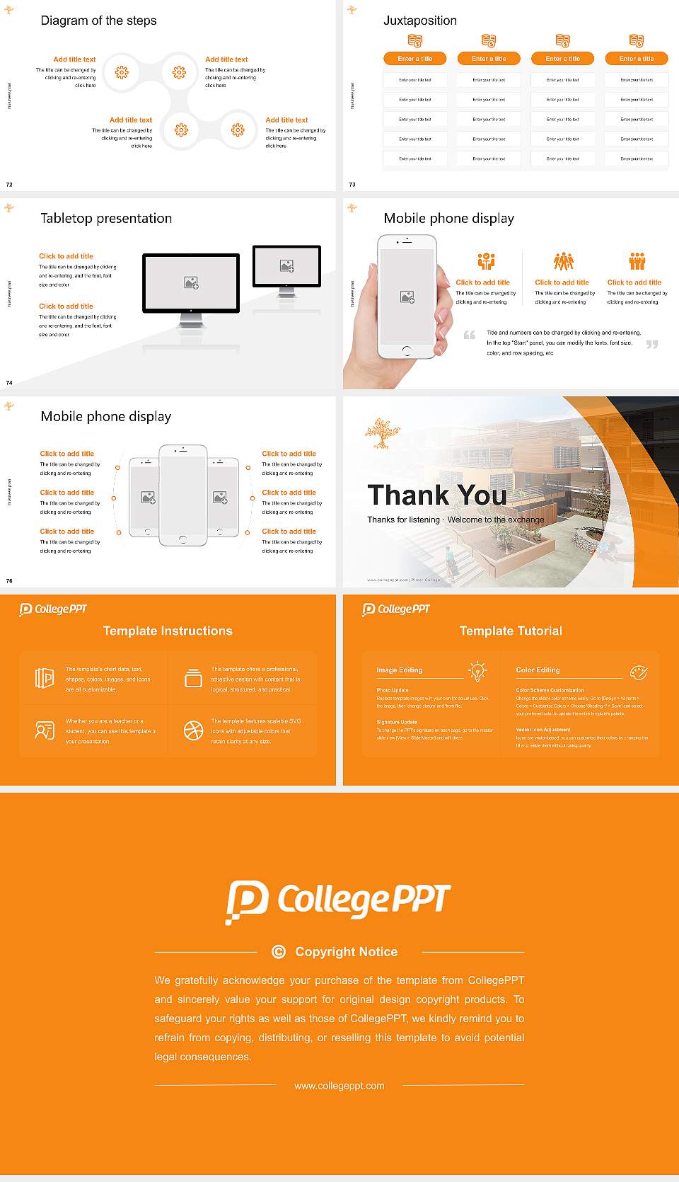 Pitzer College Competition/Entrepreneurship Contest PPT Template16:9 ratio PPT effect preview image9