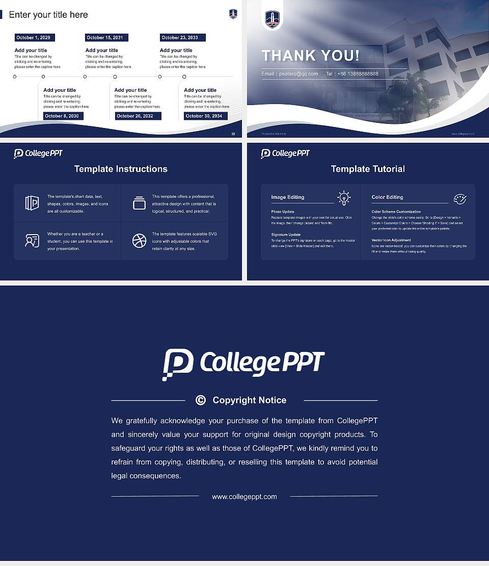Pepperdine University Lecture Sharing and Networking Event PPT Template16:9 ratio PPT effect preview image4