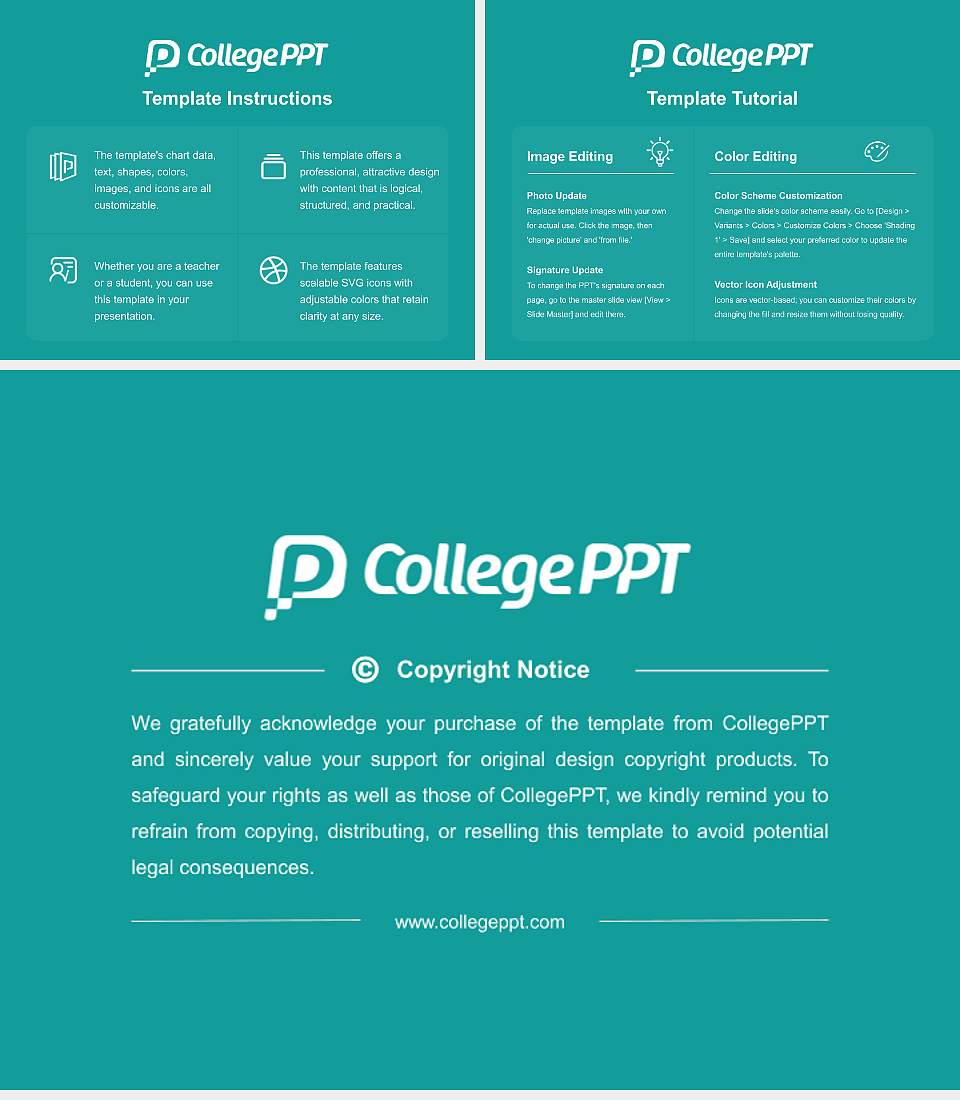 Ponce Health Sciences University-Centro Universitario De San Juan Course/Courseware Creation PPT Template4:3 ratio PPT effect preview image5