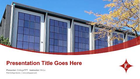 Platt College-Aurora Course/Courseware Creation PPT Template