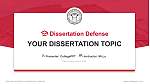 Pillar College Graduation Thesis Defense PPT Template