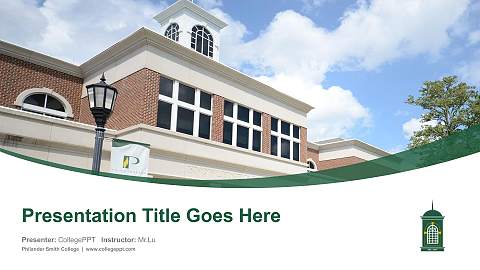Philander Smith College Course/Courseware Creation PPT Template