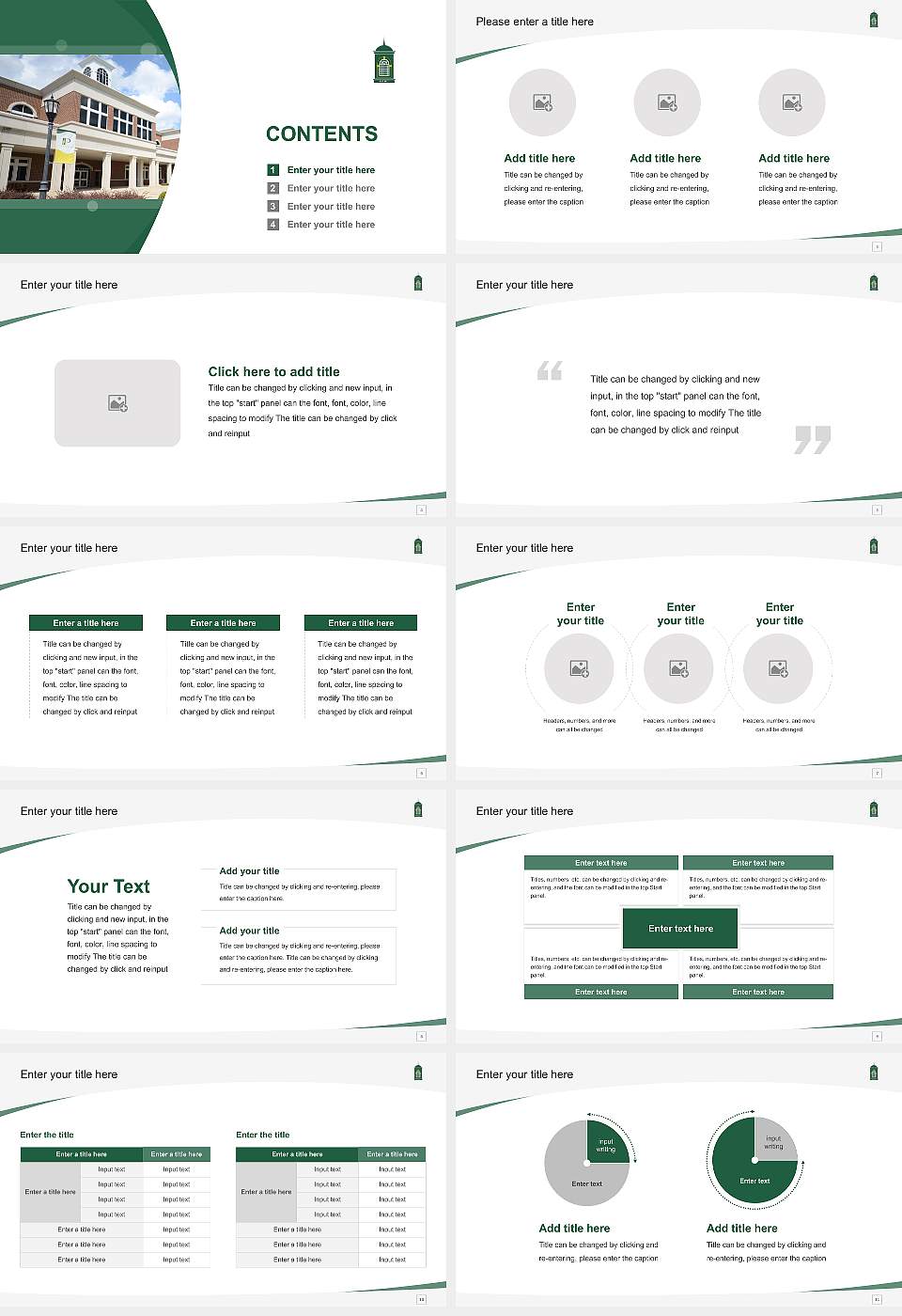 Philander Smith College Course/Courseware Creation PPT Template16:9 ratio PPT effect preview image2