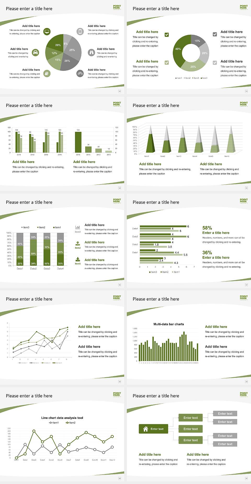 Point Park University Course/Courseware Creation PPT Template4:3 ratio PPT effect preview image3