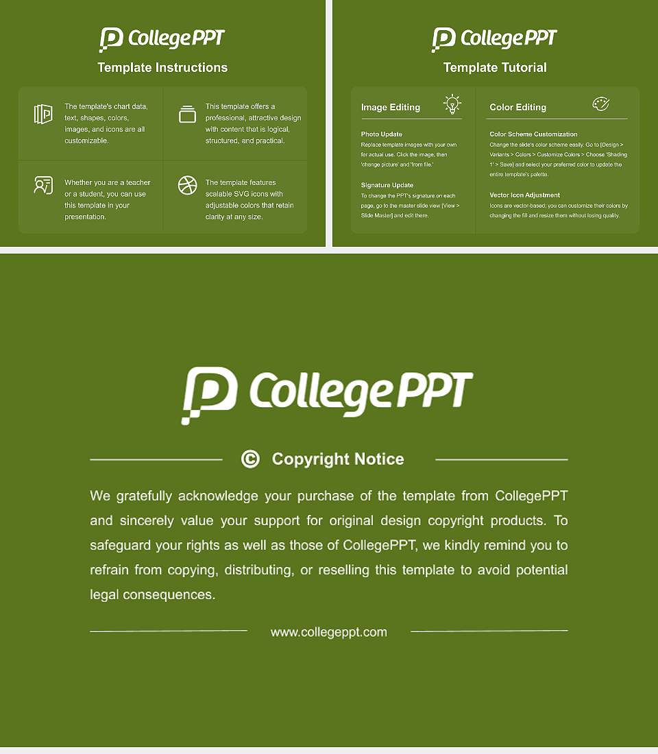 Point Park University Course/Courseware Creation PPT Template4:3 ratio PPT effect preview image5