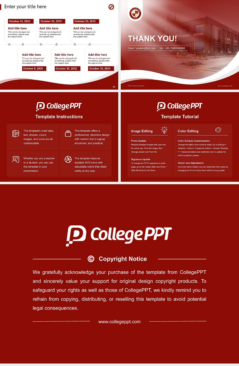 Platt College-Riverside Lecture Sharing and Networking Event PPT Template4:3 ratio PPT effect preview image4