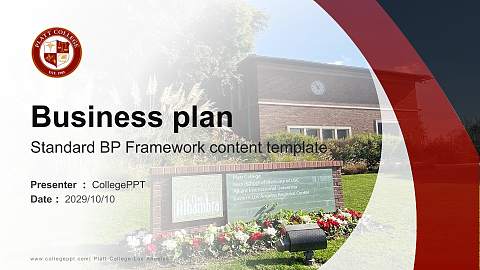 Platt College-Los Angeles Competition/Entrepreneurship Contest PPT Template
