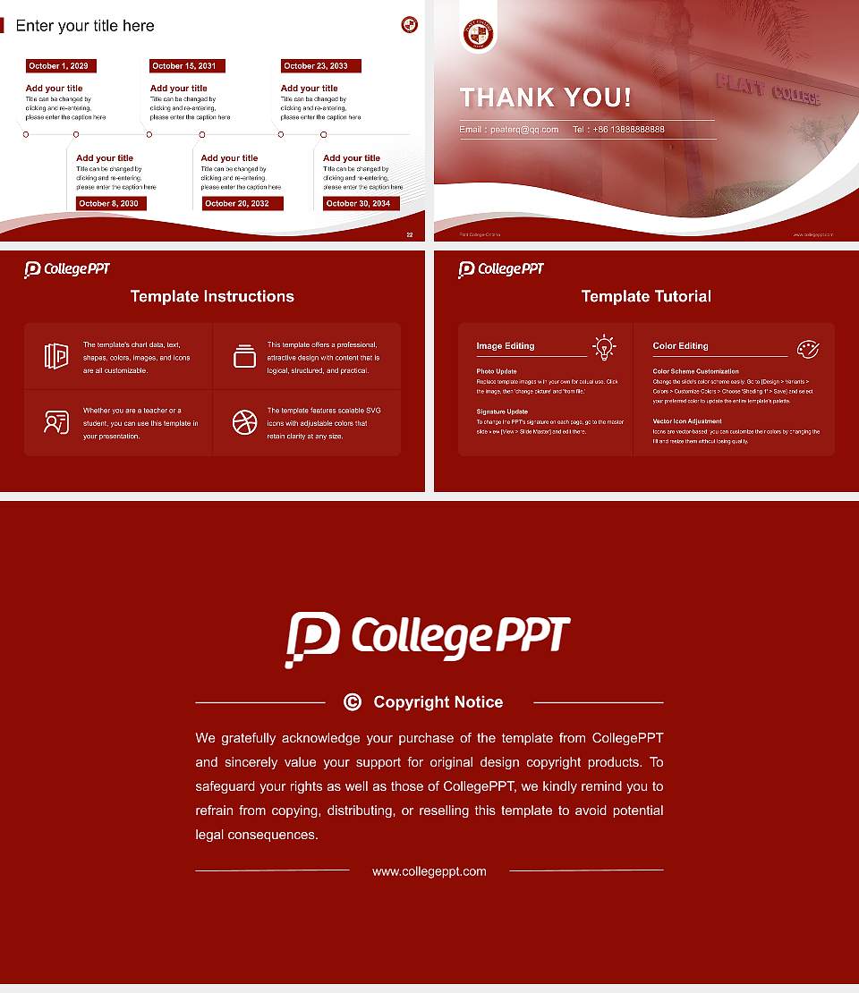 Platt College-Ontario Lecture Sharing and Networking Event PPT Template16:9 ratio PPT effect preview image4