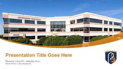 Phoenix Seminary Course/Courseware Creation PPT Template