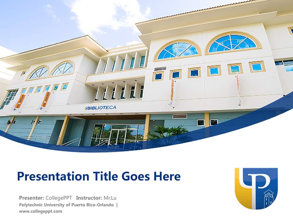 Polytechnic University of Puerto Rico-Orlando Course/Courseware Creation PPT Template4:3 ratio PPT effect preview image5