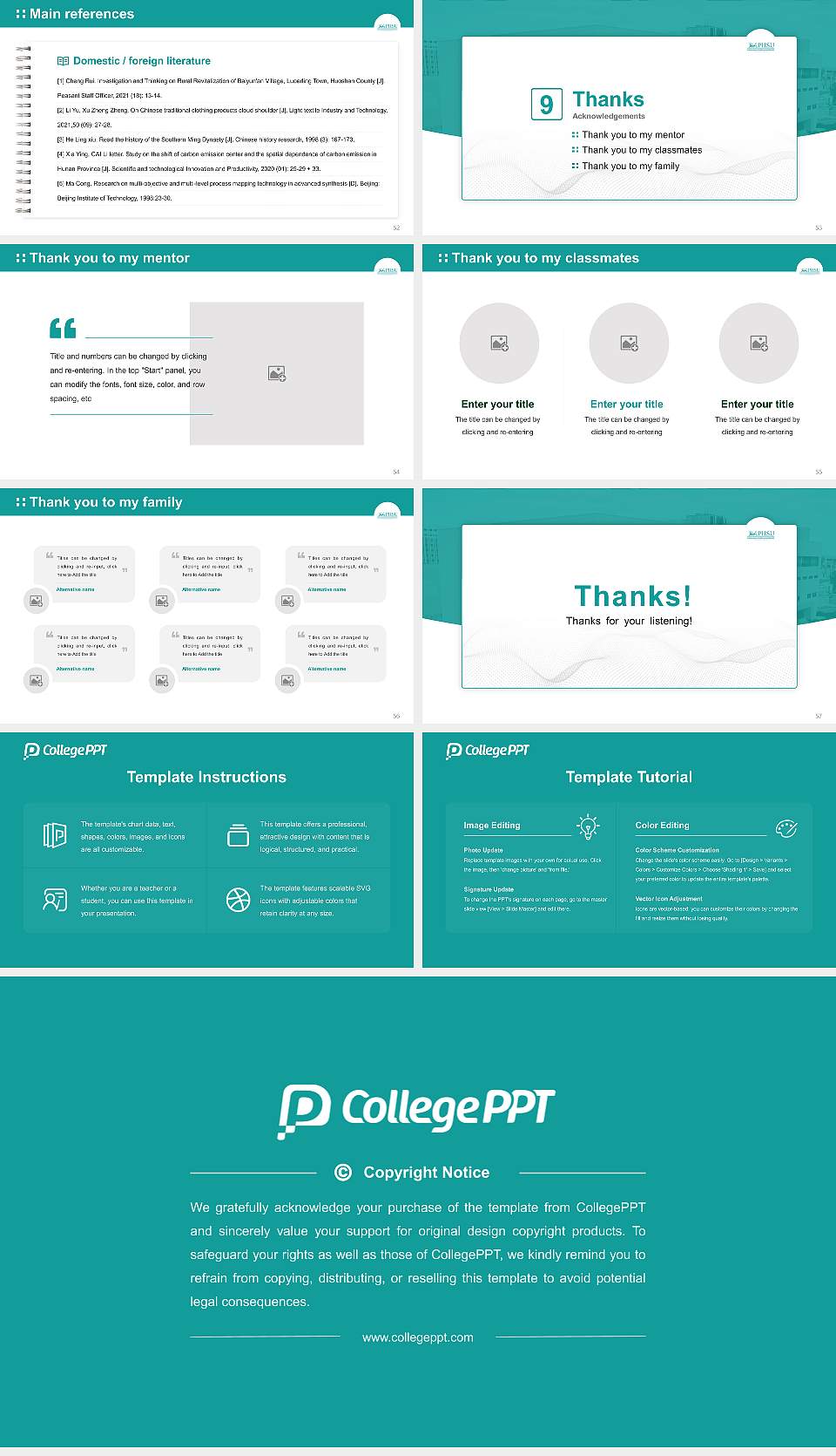 Ponce Health Sciences University-Centro Universitario De San Juan Graduation Thesis Defense PPT Template16:9 ratio PPT effect preview image7