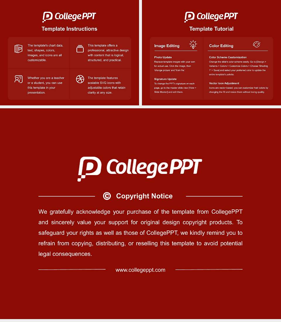 Platt College-Ontario Course/Courseware Creation PPT Template4:3 ratio PPT effect preview image5