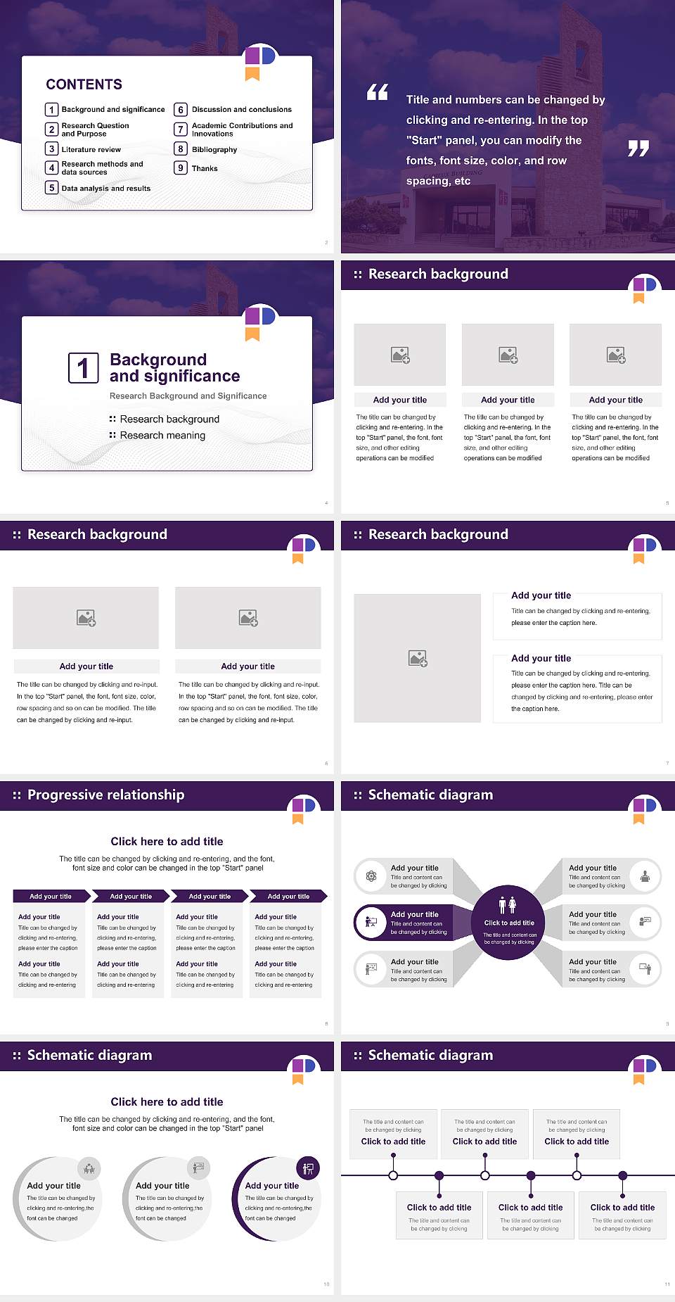 Phillips Theological Seminary Graduation Thesis Defense PPT Template4:3 ratio PPT effect preview image2
