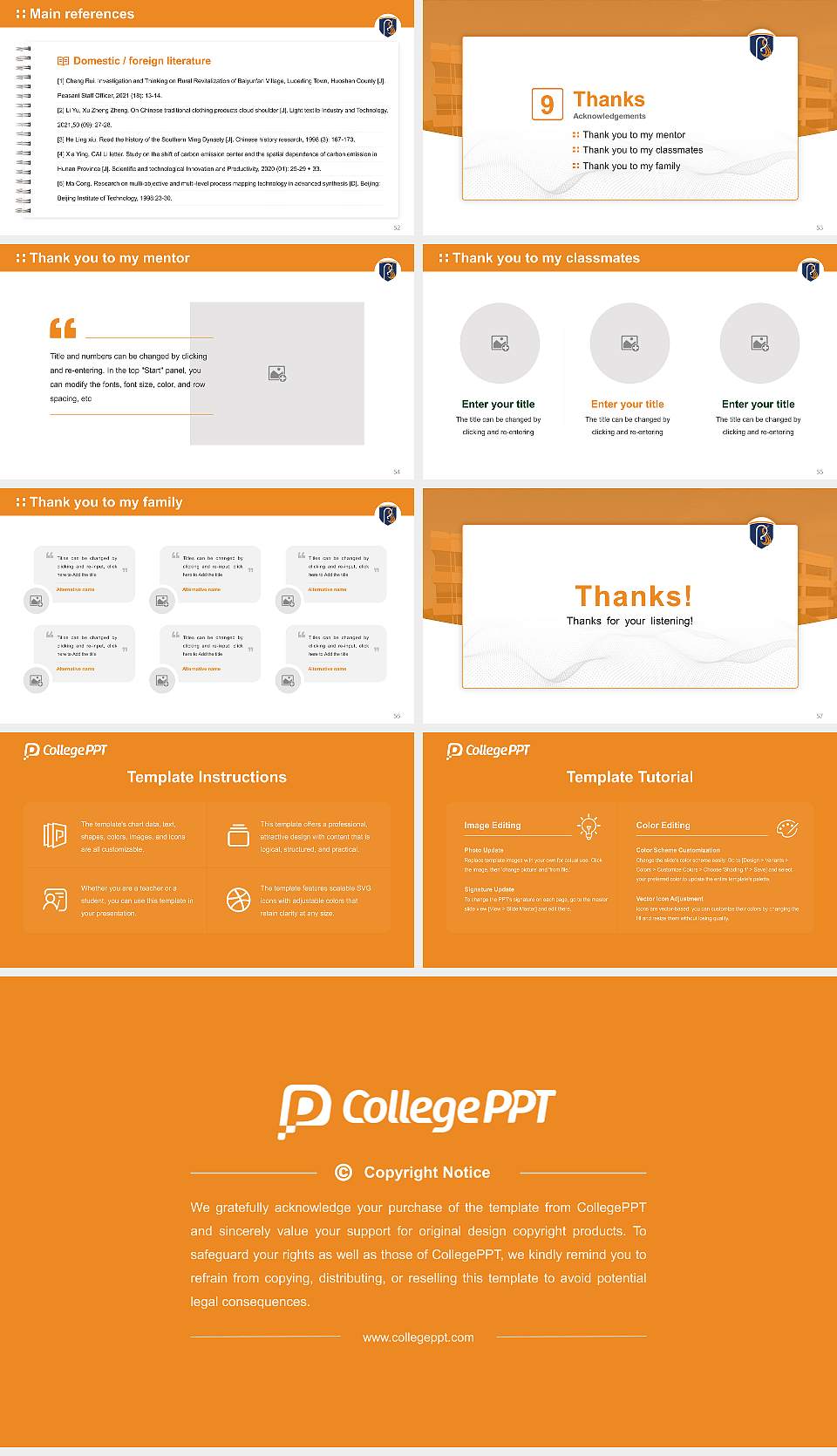 Phoenix Seminary Graduation Thesis Defense PPT Template16:9 ratio PPT effect preview image7