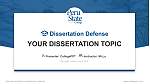 Peru State College Graduation Thesis Defense PPT Template
