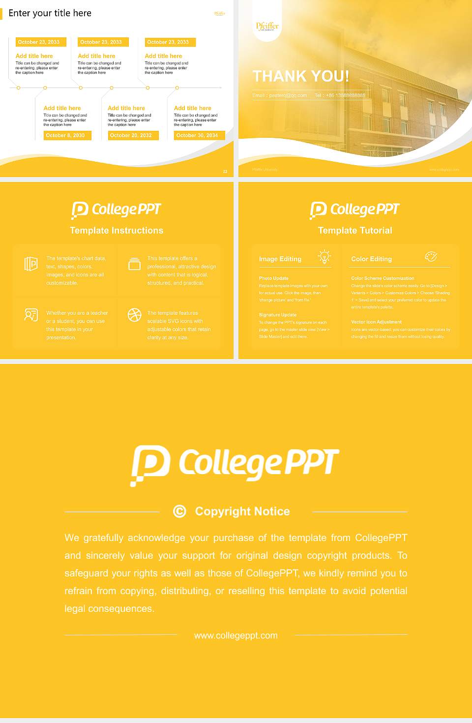 Pfeiffer University Lecture Sharing and Networking Event PPT Template4:3 ratio PPT effect preview image4