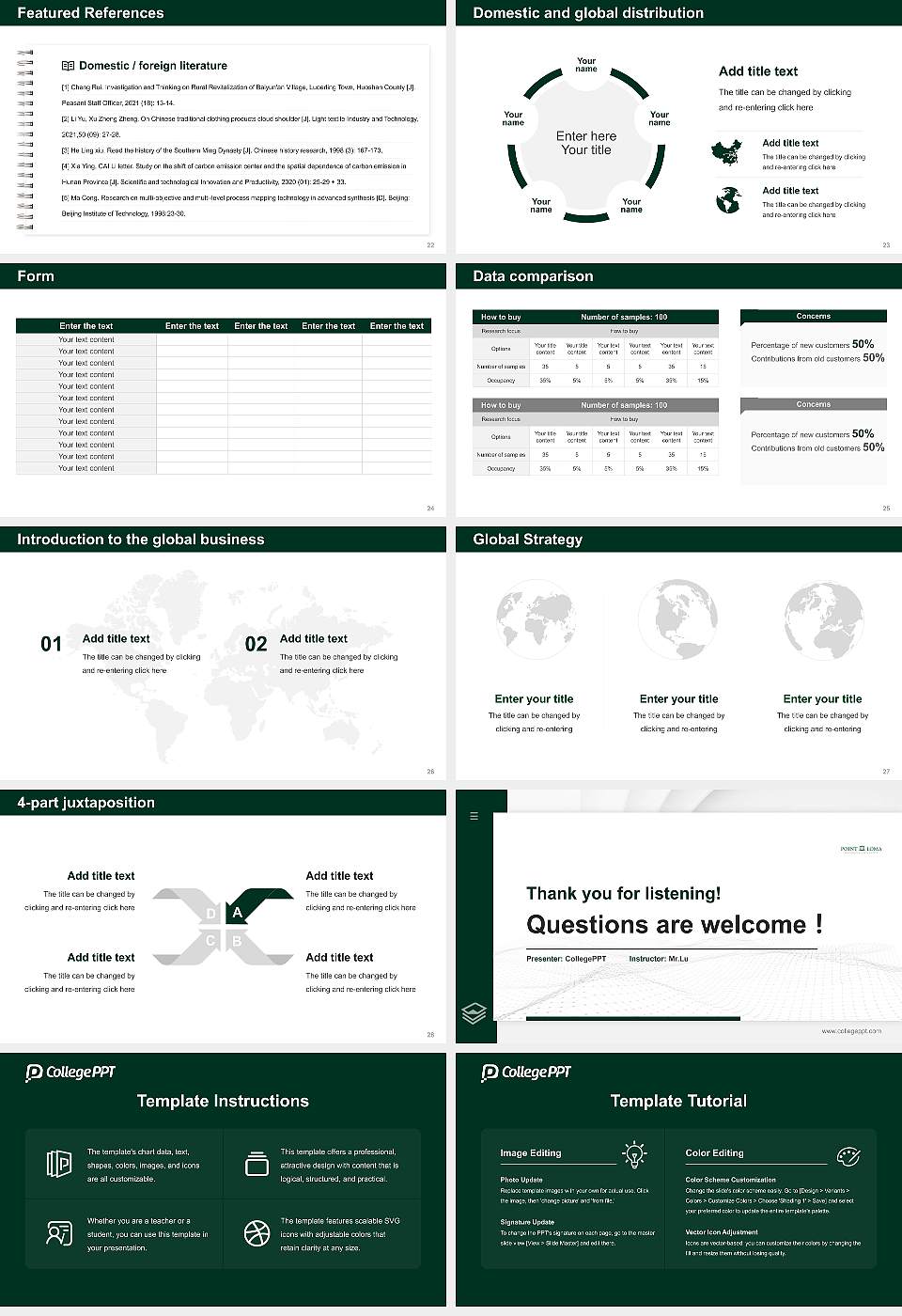 Point Loma Nazarene University Thesis Proposal/Graduation Defense PPT Template16:9 ratio PPT effect preview image4