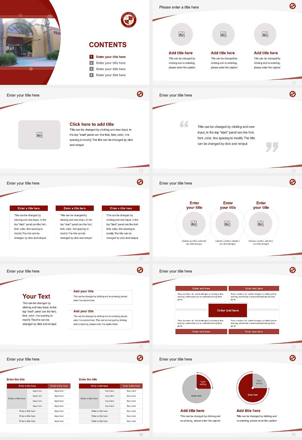 Platt College-Ontario Course/Courseware Creation PPT Template16:9 ratio PPT effect preview image2