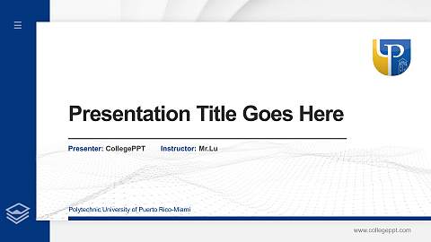 Polytechnic University of Puerto Rico-Miami Thesis Proposal/Graduation Defense PPT Template