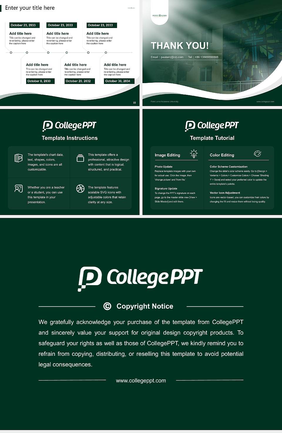 Point Loma Nazarene University Lecture Sharing and Networking Event PPT Template4:3 ratio PPT effect preview image4