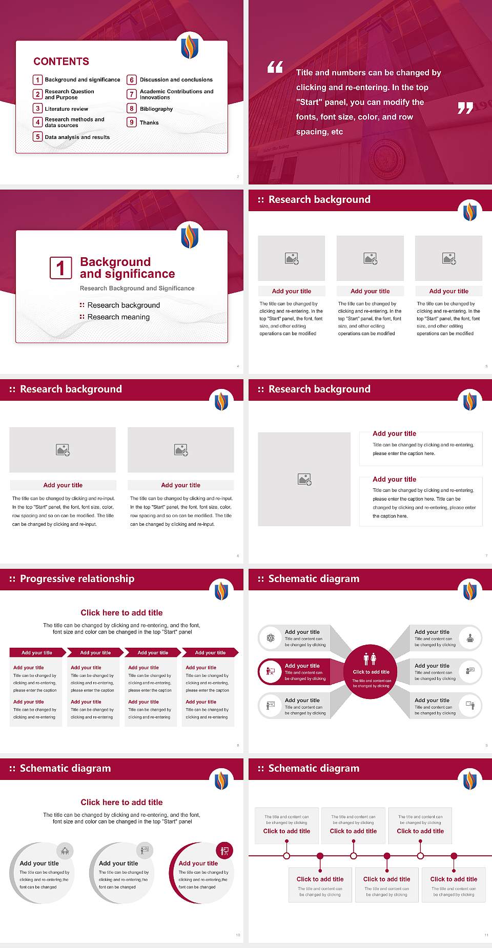 Philadelphia College of Osteopathic Medicine Graduation Thesis Defense PPT Template4:3 ratio PPT effect preview image2