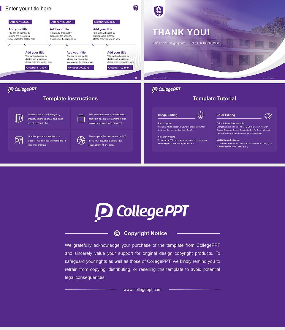 Ouachita Baptist University Lecture Sharing and Networking Event PPT Template16:9 ratio PPT effect preview image4