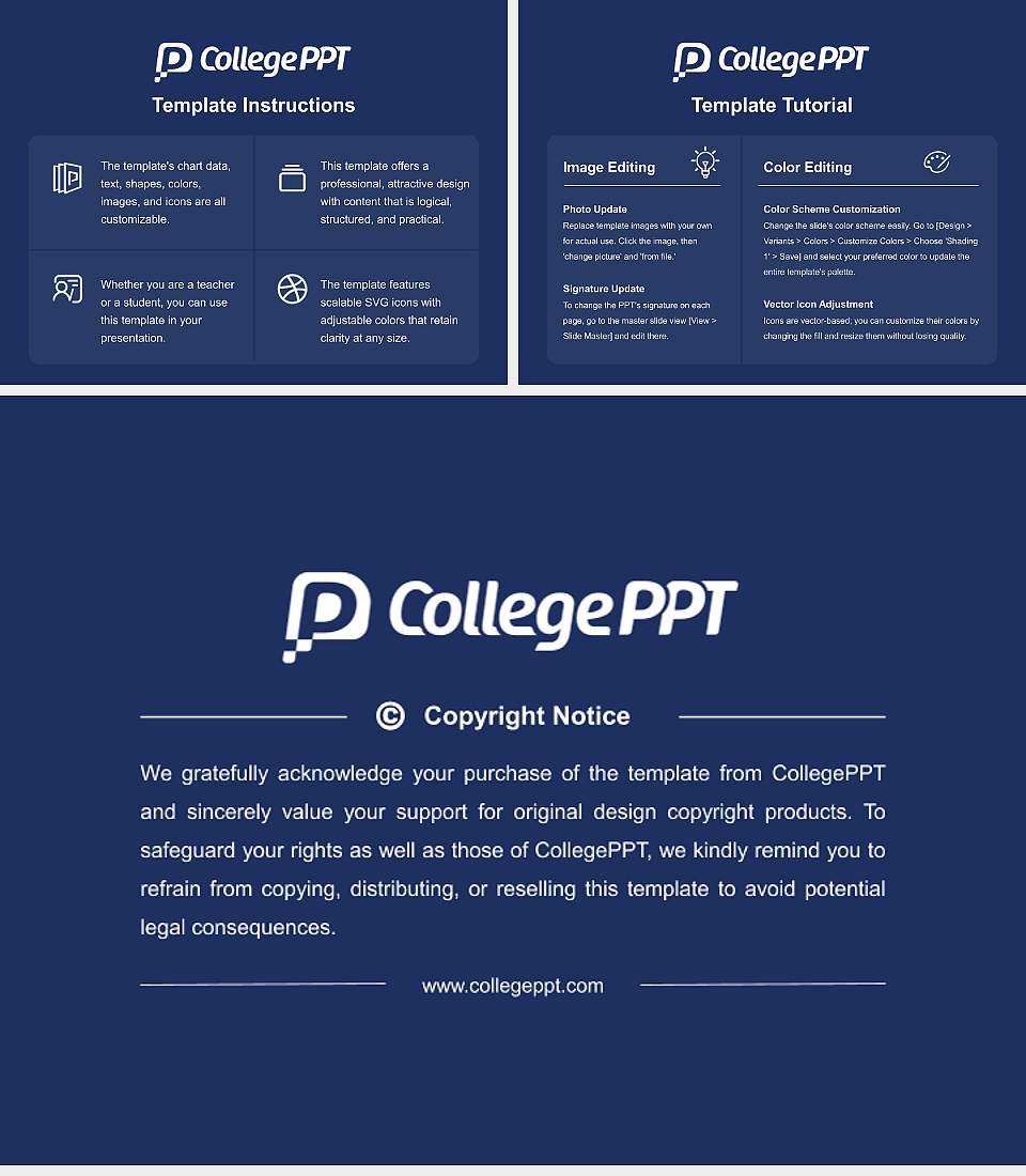 Rocky Vista University Course/Courseware Creation PPT Template4:3 ratio PPT effect preview image5