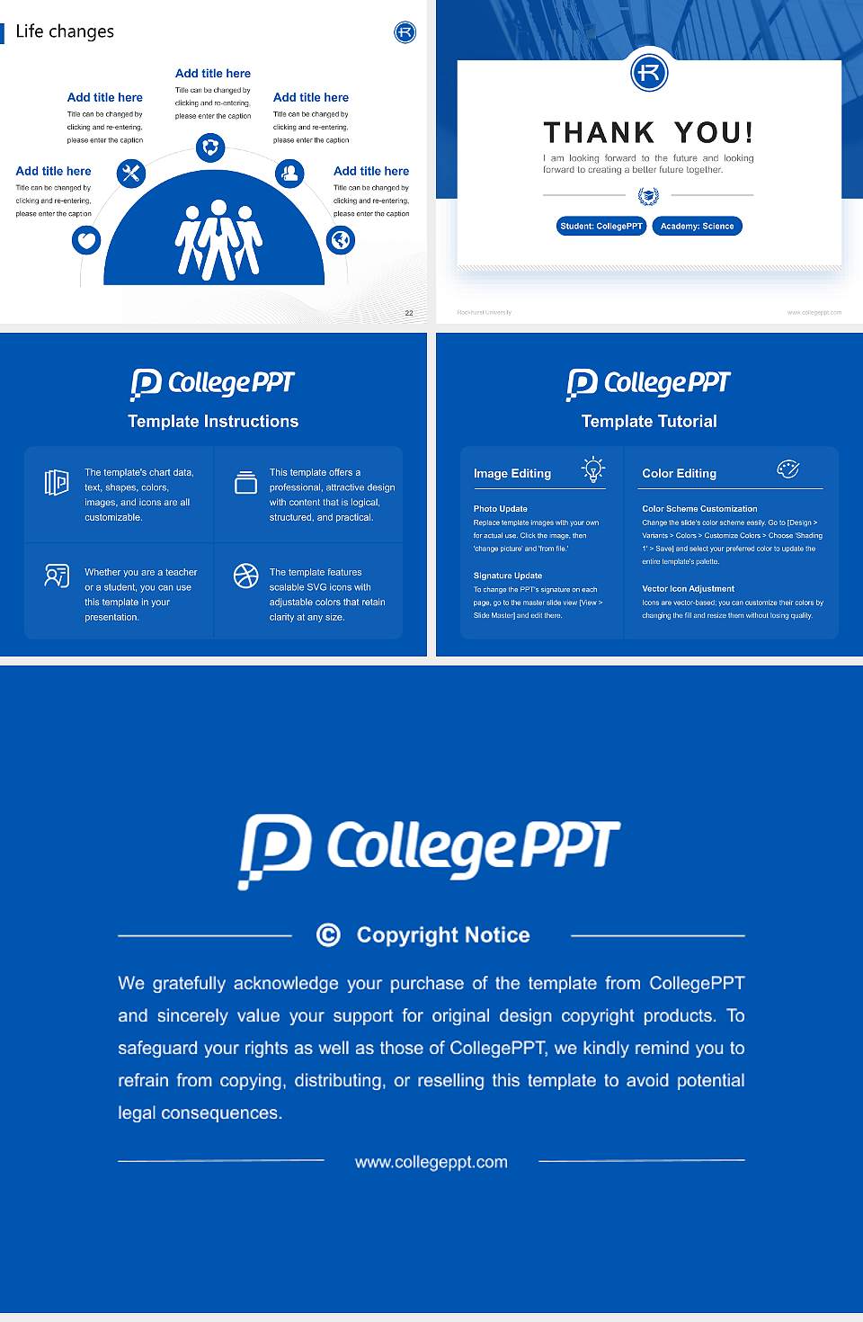 Rockhurst University National Scholarship Defense PPT Template4:3 ratio PPT effect preview image4