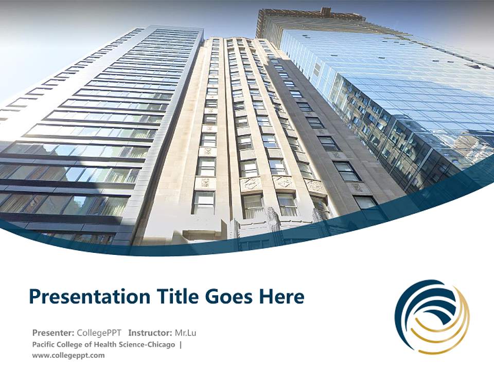 Pacific College of Health Science-Chicago Course/Courseware Creation PPT Template4:3 ratio PPT effect preview image5