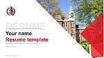Otterbein University Resume PPT Template