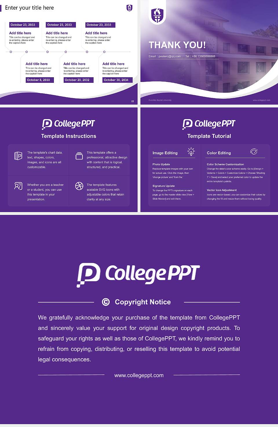 Ouachita Baptist University Lecture Sharing and Networking Event PPT Template4:3 ratio PPT effect preview image4