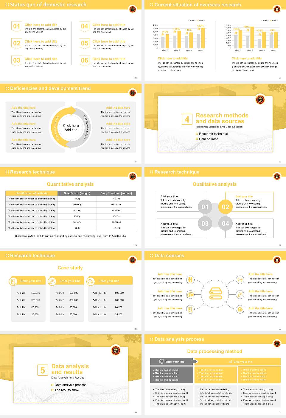 Ottawa University-Ottawa Graduation Thesis Defense PPT Template16:9 ratio PPT effect preview image4