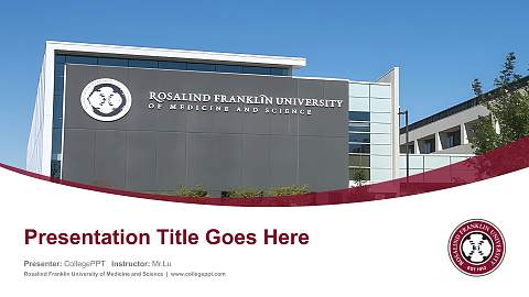 Rosalind Franklin University of Medicine and Science Course/Courseware Creation PPT Template