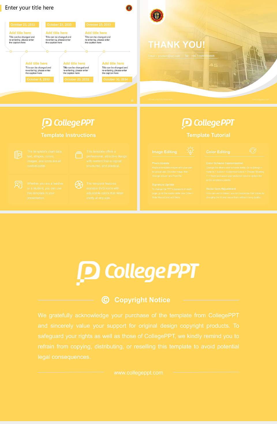 Ottawa University-Milwaukee Lecture Sharing and Networking Event PPT Template4:3 ratio PPT effect preview image4