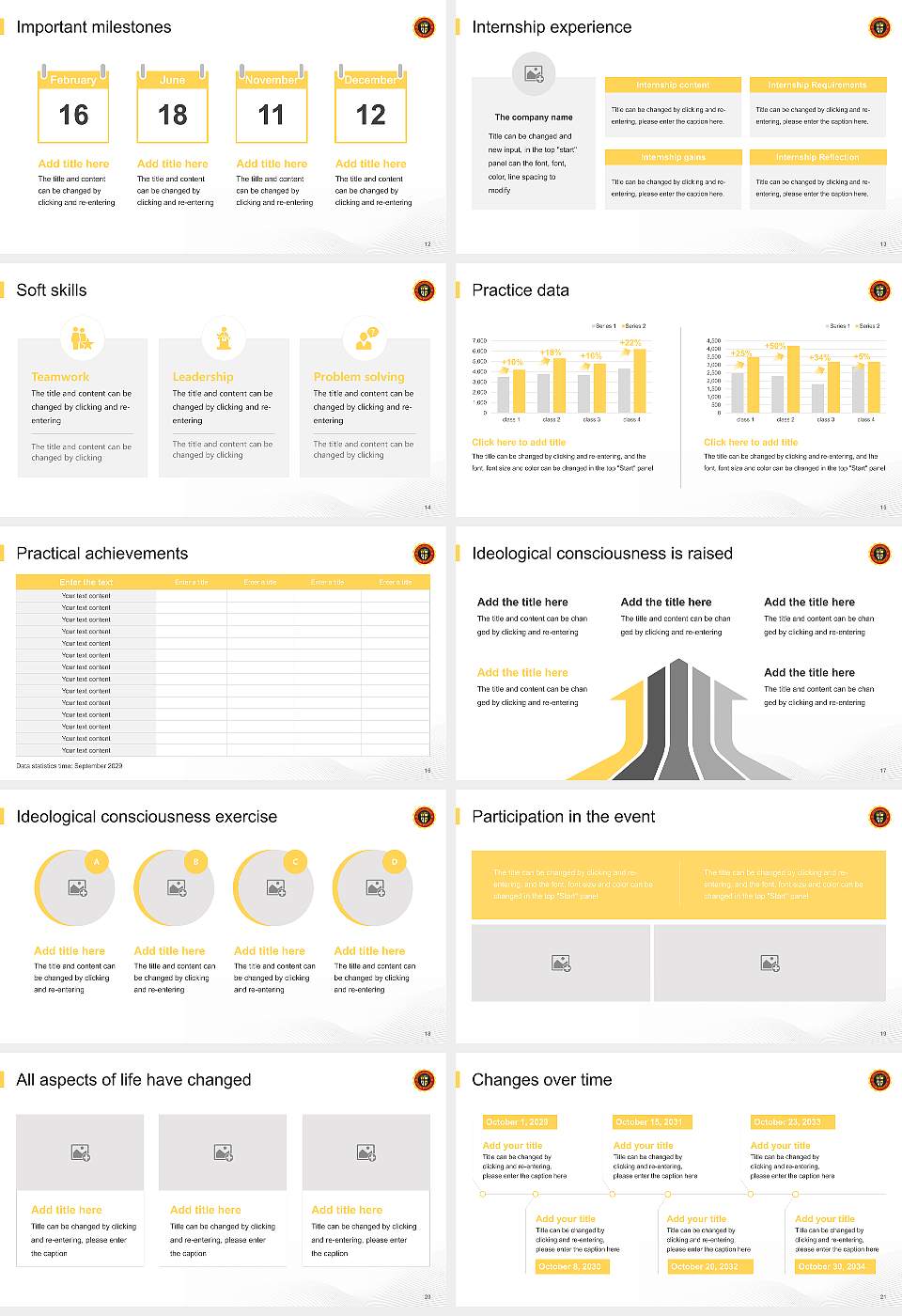 Ottawa University-Ottawa National Scholarship Defense PPT Template16:9 ratio PPT effect preview image3