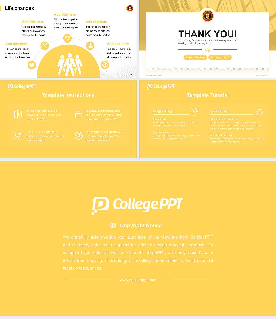 Ottawa University-Ottawa National Scholarship Defense PPT Template16:9 ratio PPT effect preview image4