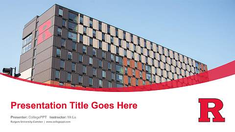 Rutgers University-Camden Course/Courseware Creation PPT Template