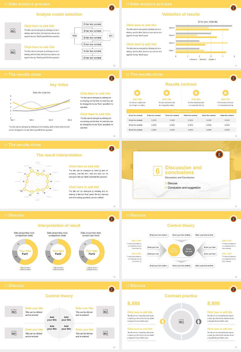 Ottawa University-Surprise Graduation Thesis Defense PPT Template16:9 ratio PPT effect preview image5